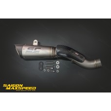 Pô SC Project S1 Slip-on Ducati Monster 821 2018+ (chính hãng)